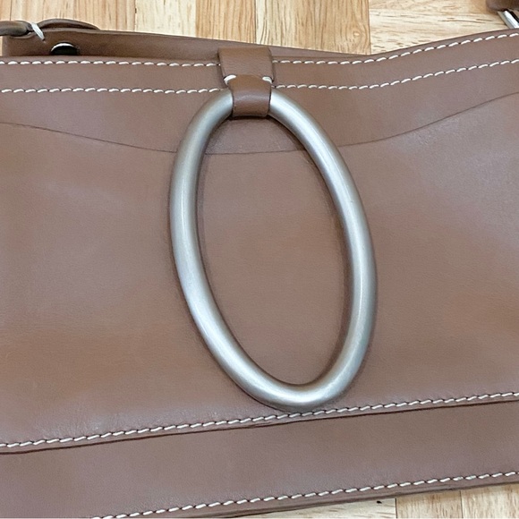 Vintage DKNY Y2K Tan Leather Shoulder Bag - Picture 15 of 16